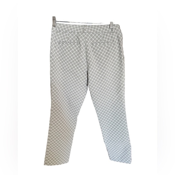 Banana Republic “Hampton Pant” Argyle Pattern Crop Pants - Picture 2 of 6